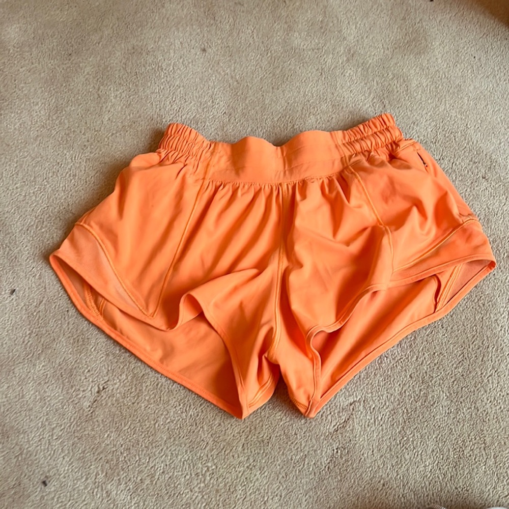 Orange Lululemon shorts 2.5!!!